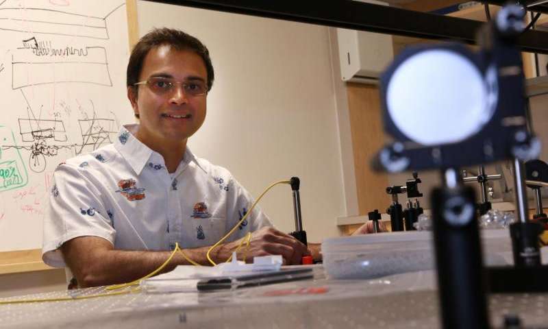 Rajesh Menon. Phot credit: Dan Hixson/University of Utah College of Engineering